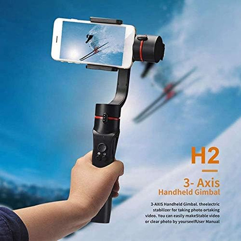 YTYZC 3 Axis Handheld Gimbal USB Charging Video Record Universal Adjustable Direction Smartphone Stabilizer with Stand  ytyzc   