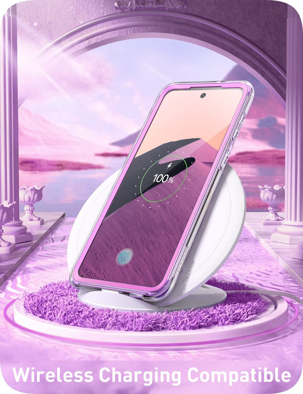 I-Blason Cosmo Protective Case for 6.1-Inch Samsung Galaxy S22 5G (2022), Marble Purple  i-Blason   