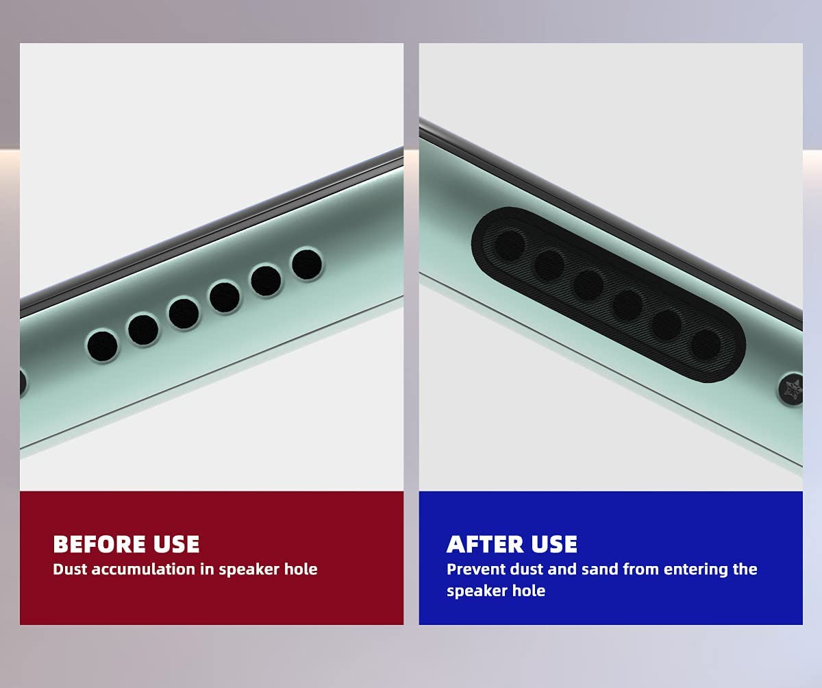 2 in 1 Iphone anti Dust Plug Kit,Anti Dust Plug X 5, Speaker Mesh anti Dust Proof Adhesive Sticker X 2,Dustproof Kit for Iphone 14 13 12,12 Pro,12 Mini 11,11 Pro Max,11 Pro,X,Xs Max,Xr,8,8Plus,7 Plus  CASEDAO   