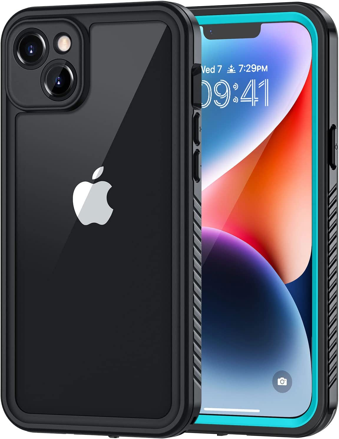 Lanhiem Iphone 14 Pro Case, IP68 Waterproof Dustproof Shockproof with Built-In Screen Protector, 6.1 Inch - Purple  Lanhiem Blue For Iphone 14 