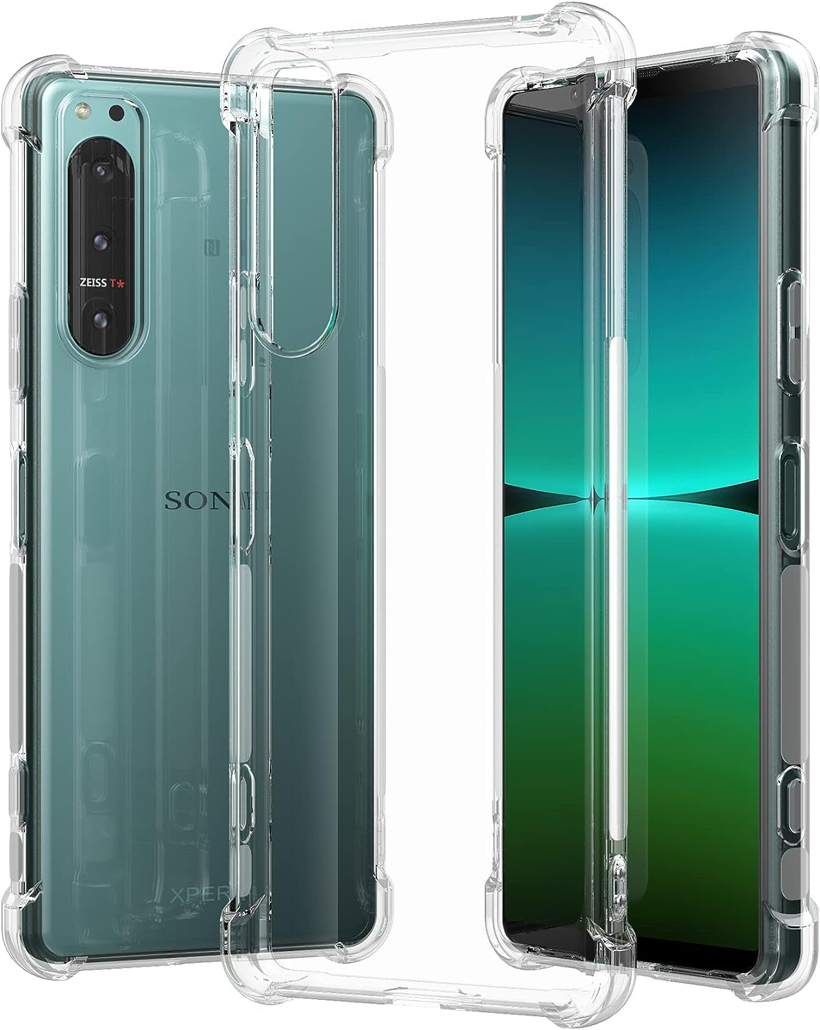 Foluu for Sony Xperia 5 IV Case, for Xperia 5 IV Phone Case Clear, Scratch Resistant Reinforced Corners TPU Rubber Soft Skin Silicone Protective Cover for Sony Xperia 5 IV 2022 (Crystal Clear)  Foluu   