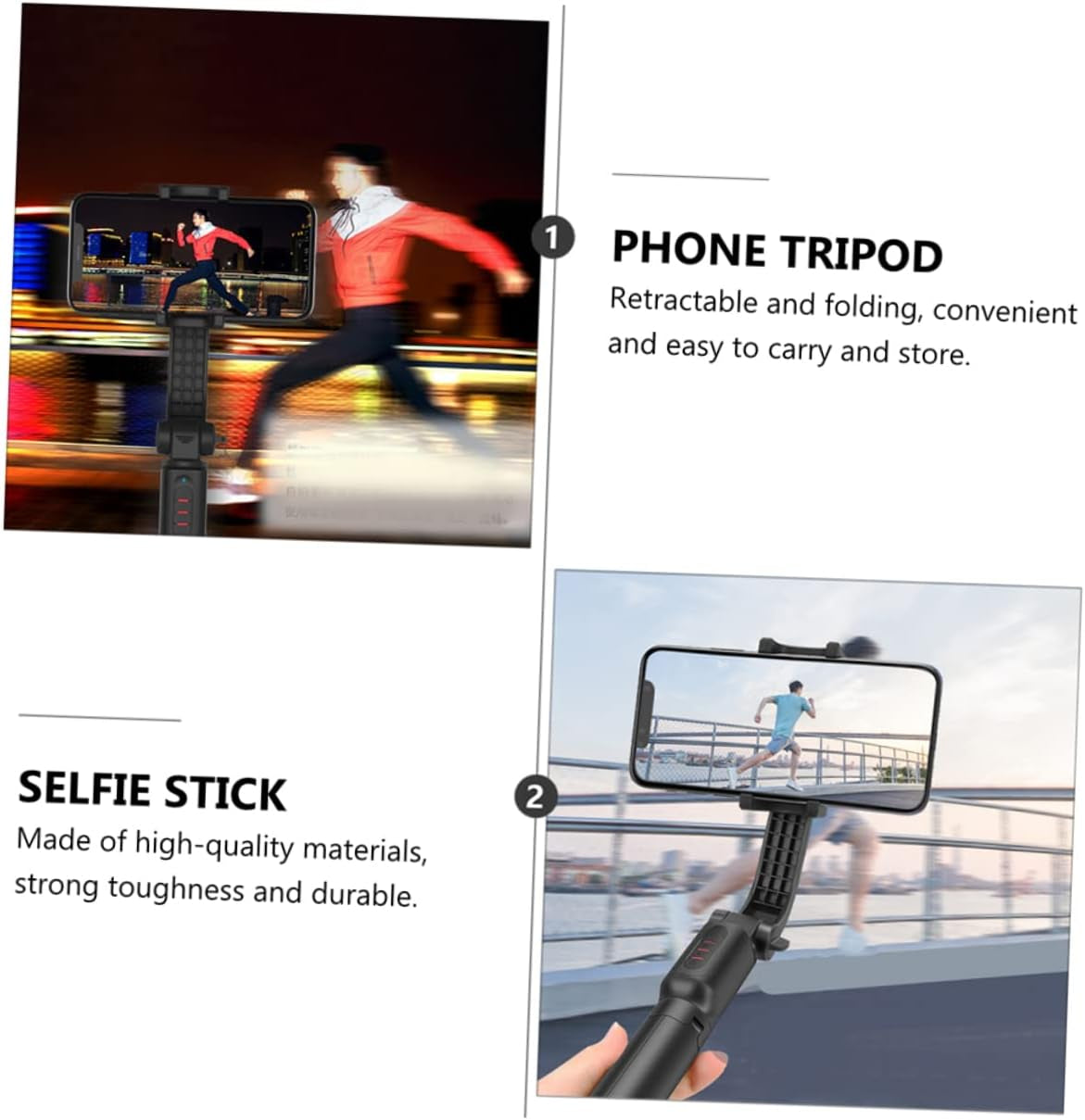 UKCOCO 1 PC Phone Stabilizer Tripods for Cameras Camera Gimbal Stabilizer Camera Stabilizer Selfie Stick Tripod Professional Video Stabilizers Cell Phone Holder Phone Gimbal Stabilizer  UKCOCO   