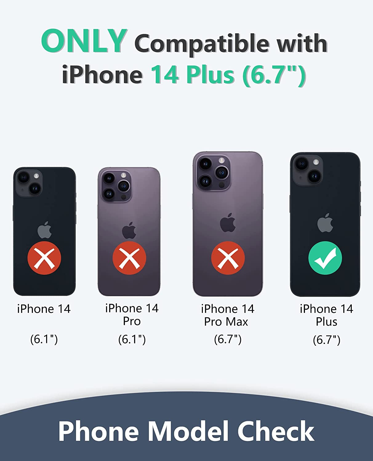 FNTCASE for Iphone 14Plus Phone Case: Rugged Protective Belt Clip Holster Heavy Duty with Built in Kickstand - 360 Protection Shockproof Cover for Apple Iphone 14 plus Cases, 6.7Inch (Matte Black)  iPhone 14 Plus cases   