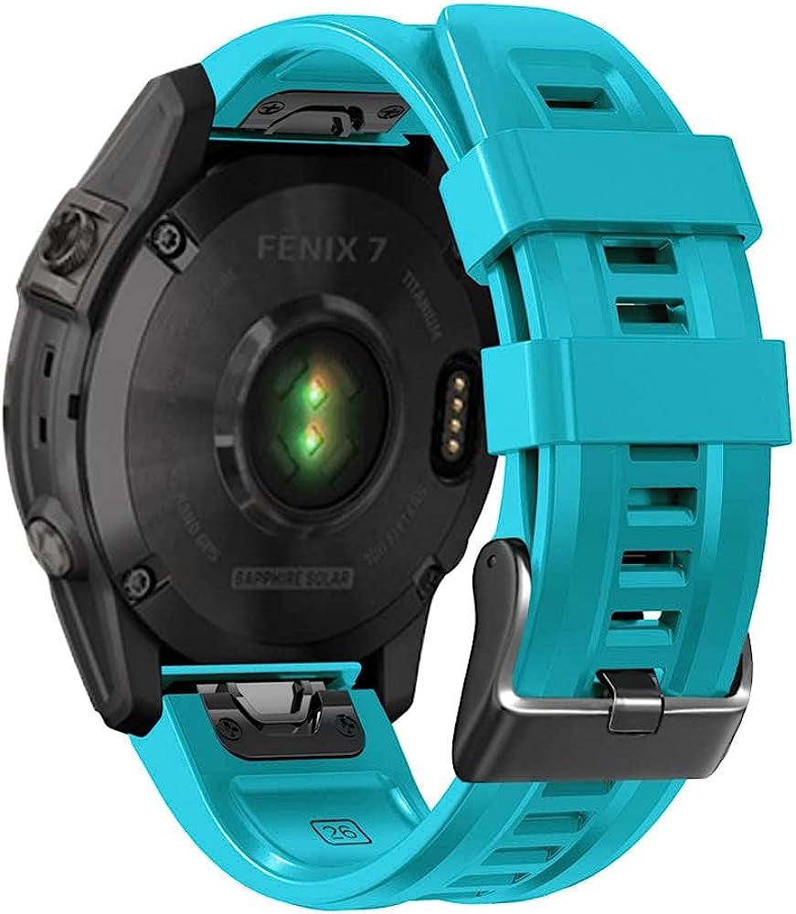 EGSDSE Band for Garmin Fenix 7X 7 6 6X Pro 5 5X Plus/Coros VERTIX Smart Watch 26 22Mm Silicone Straps Breathable Watchband for VERTIX2  EGSDSE C 26mm 