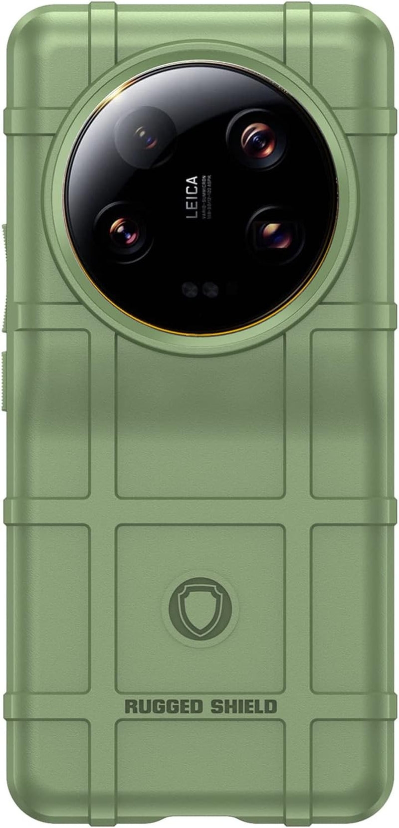 Ysnzaq Military Grade Durable Rugged Case for Xiaomi 13 Ultra (Not 13), Ultra Slim Soft TPU Shockproof Protective Phone Cover for Xiaomi 13 Ultra HD Green  Ysnzaq   