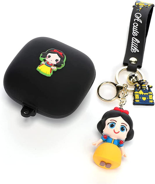 Fit Designed for Powerbeats Pro Earphone, Suublg Beats Powerbeats Pro Cartoon Silicone Headphones Case Cover and Cute Doll Keychain Full Body Anti-Lost Lanyard Protection  Suublg   