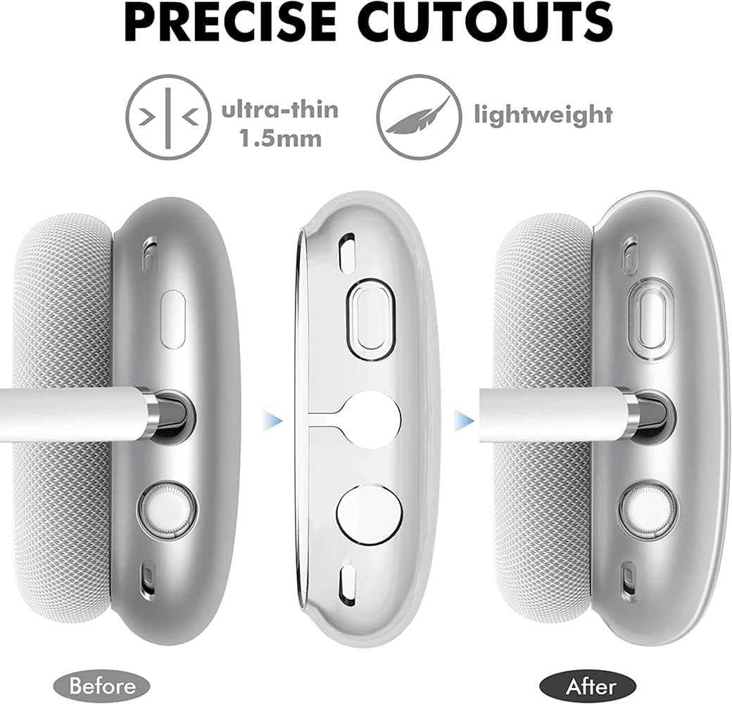 WINCHIHAN Printed Soft TPU Anti-Scratch Protective Case Cover Compatible with Airpods Max Headphones # A20100  WINCHIHAN   