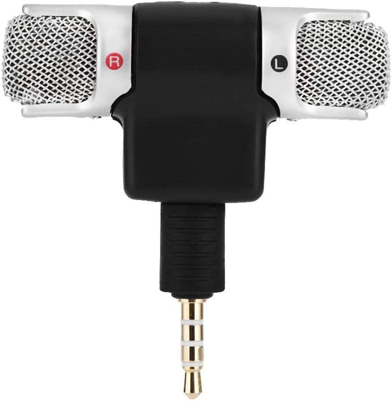 Ciglow Microphone for Phone, Mini Stereo Microphone Mic 3.5Mm Gold-Plating Plug Jack for Andriod Phones Iphones  Ciglow   