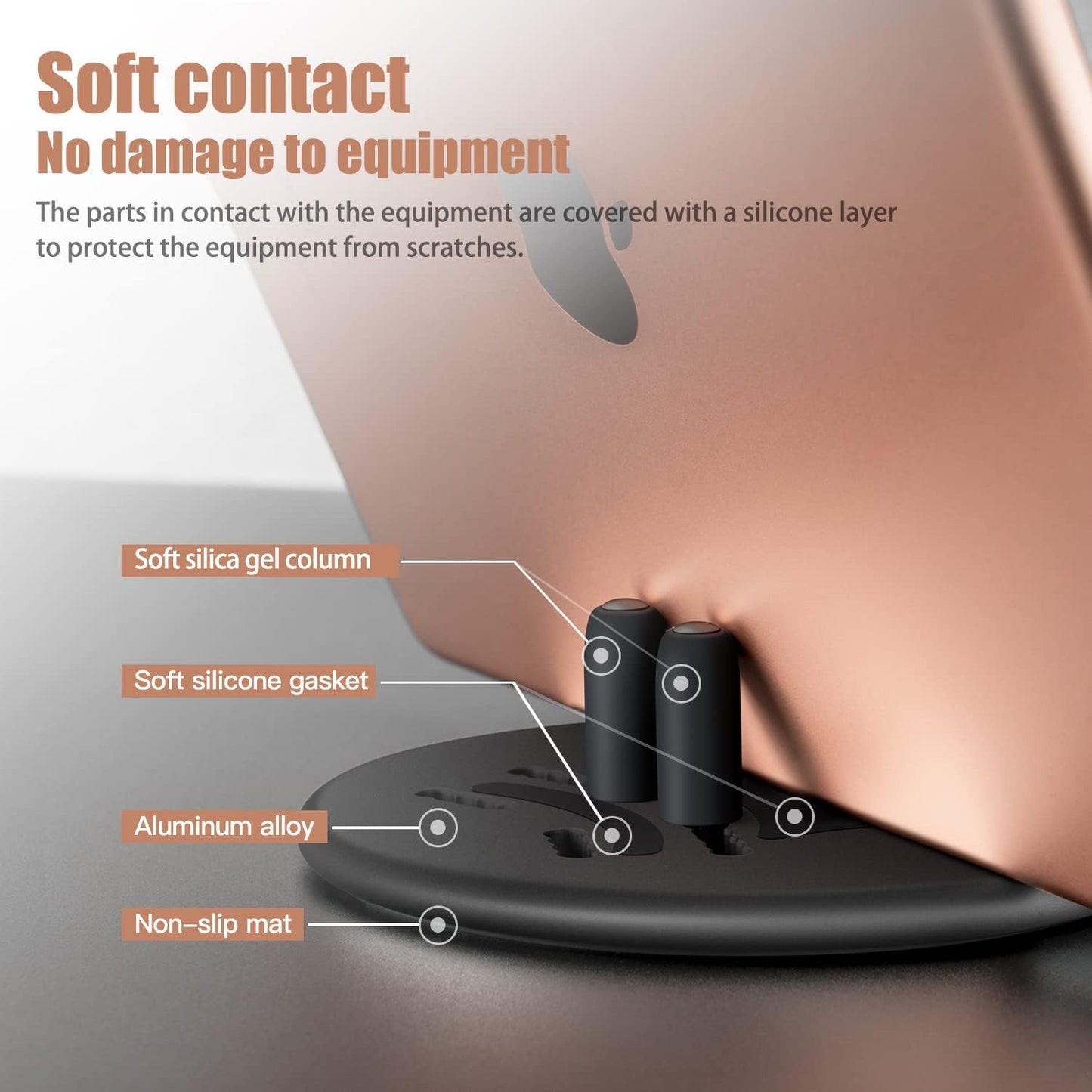 Magnetic Laptop & Mac Mini Vertical Stand Organizer, Engmolphy Magnetic Laptop Computer Holder Desktop Stand for New Retina Apple Macbook Pro/Air, Mac Mini, Apple TV, Ipad Pro and Cell Phones  enGMOLPHY   