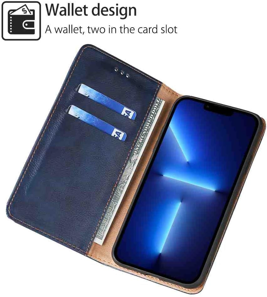 BANLEI2U Phone Cover Wallet Folio Case for LG G6, Premium PU Leather Slim Fit Cover for LG G6, Good Touch, Blue  BANLEI2U   