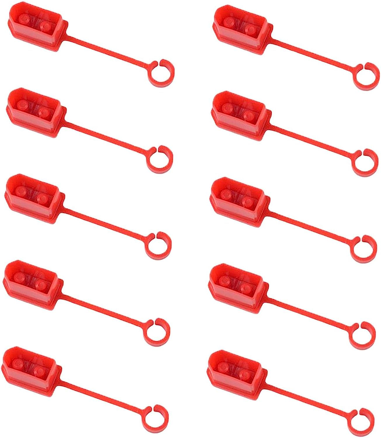 Yiju XT60 Male Female Plug Dust Protector Plug Protective Cover for Lipo Battery , Red  YIJU   