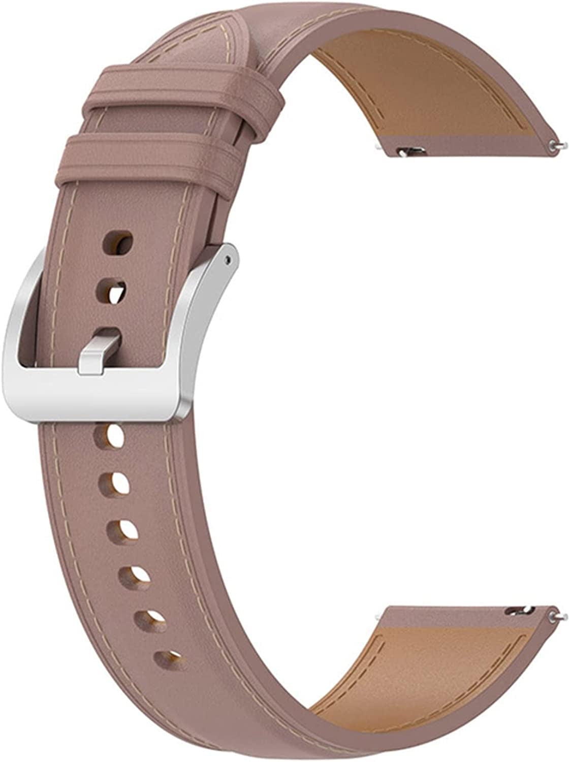 20Mm Leather Strap Fits for Samsung Galaxy Watch 5/5 Pro Strap, Genuine Leather Wristband Bracelet Band Replacement for Galaxy Watch 4  Generic   