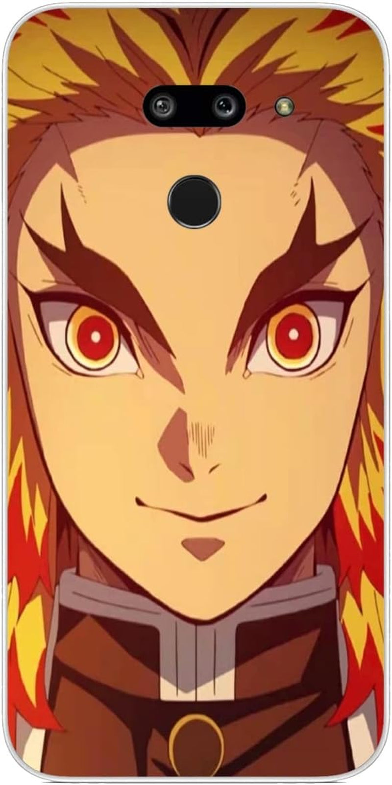 Compatible with LG G8 | LG G8 Thinq Case Sla'Yer Rengok'U Gift De'Mon 220 Man Boys Girls Cartoon Cool Design Soft TPU Phone Case  Tongstar Demon Rengok'U Gift Slayer 401  