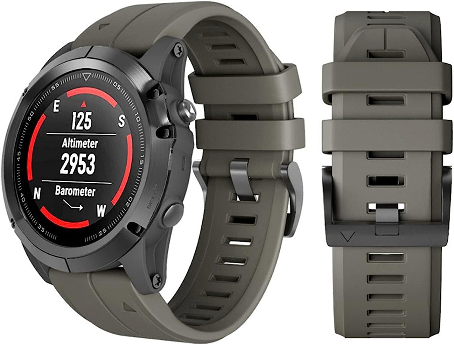 PURYN 26 22Mm Silicone Smart Watch Band for Garmin Fenix 7 7X 6 6X 6Xpro 5X plus 935 3HR Quick Release Easy Fit Straps Bracelet Correa  PURYN   