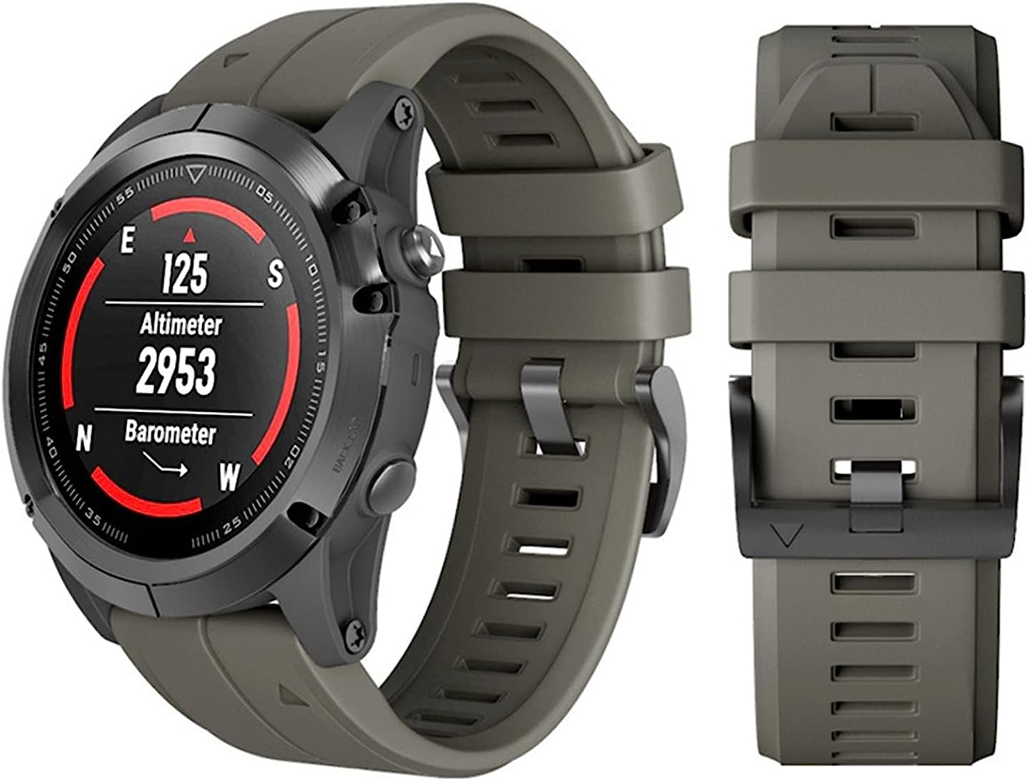 PURYN 26 22Mm Silicone Smart Watch Band for Garmin Fenix 7 7X 6 6X 6Xpro 5X plus 935 3HR Quick Release Easy Fit Straps Bracelet Correa  PURYN   