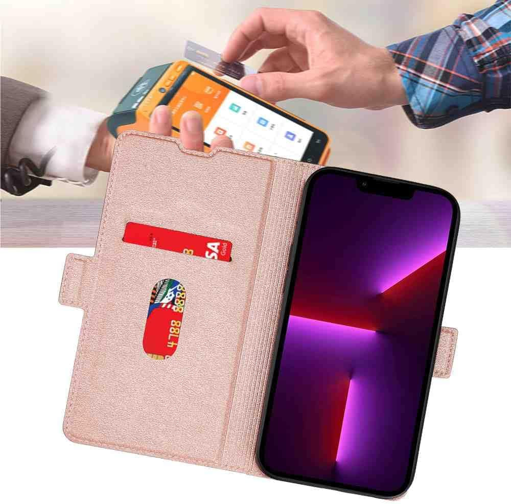 BANLEI2U Phone Cover Wallet Folio Case for LG V30, Premium PU Leather Slim Fit Cover for LG V30, Shock Resistance, Golden  BANLEI2U   