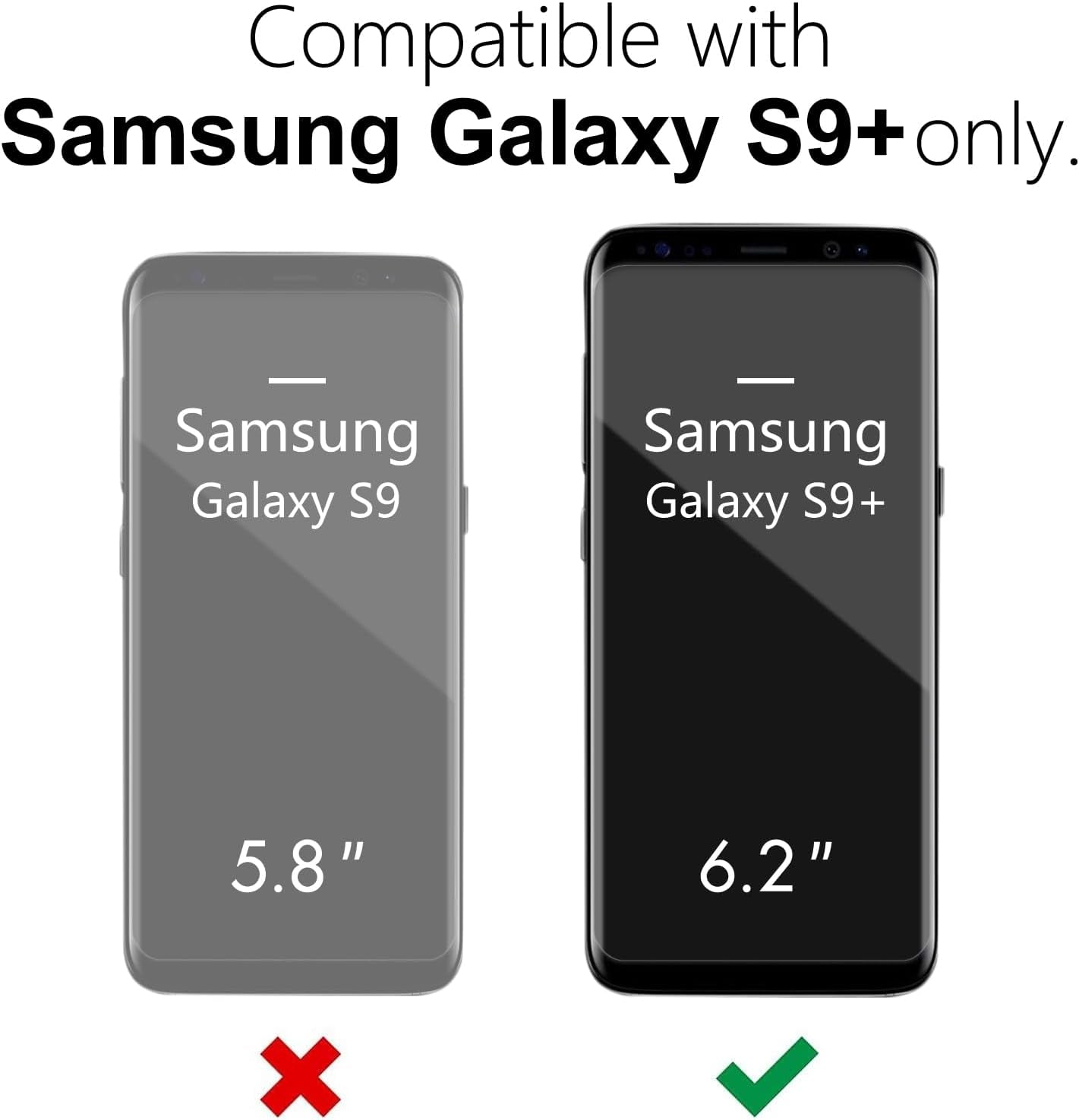 Oakxco for Samsung Galaxy S9 plus Phone Case Liquid Silicone Grip, Cute Thin Slim Soft Rubber TPU Plain Smooth Gel Cover for Women Girl, Matte Solid Protective & Shockproof, Aqua Sky Baby Light Blue  Oakxco   