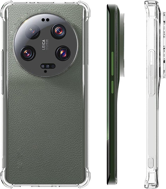 Hiooloon for Xiaomi 13 Ultra Case Clear, Slim Fit Lightweight 4 Corners Shockproof [Wireless Charging Compatible] Flexible Soft TPU Transparent Bumper Cover Anti-Scratch Heavy Duty Protection (Clear)  Hiooloon   