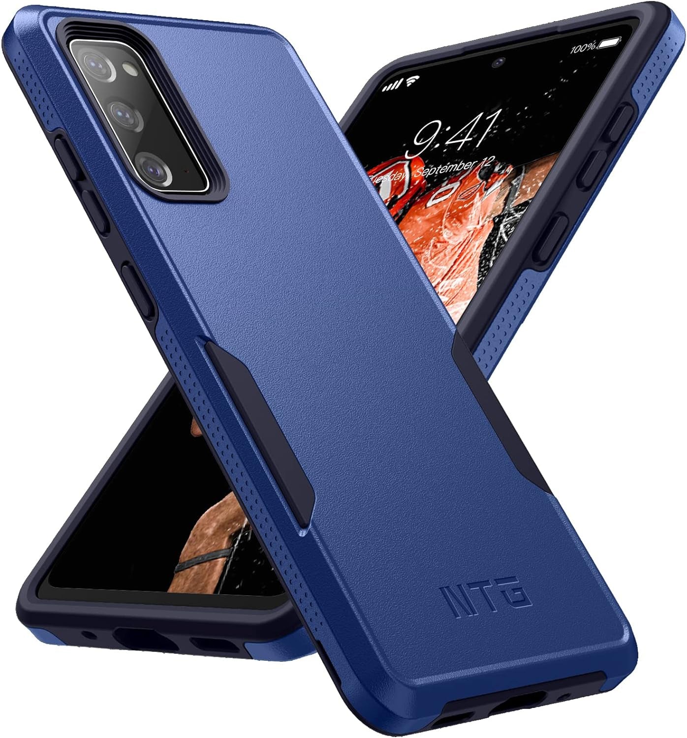 NTG [1St Generation Designed for Samsung S21 Case (Not for S21 Plus&S21 Ultra), Heavy-Duty Tough Rugged Lightweight Slim Shockproof Protective Case for Samsung Galaxy S21 6.2 Inch, Forest Green  NTG Cobalt Blue S20 Fe 