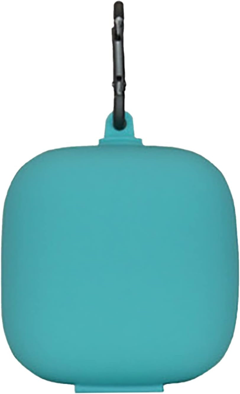 Suitable for Beats Powerbeat S Pro Case Cover Carry/Shockproof/Waterproof Silicone Case Cover Wireless Earbuds Accessories with Keychain Mic and Headphone Splitter (Yellow, One Size)  Generic Mint Green One Size 
