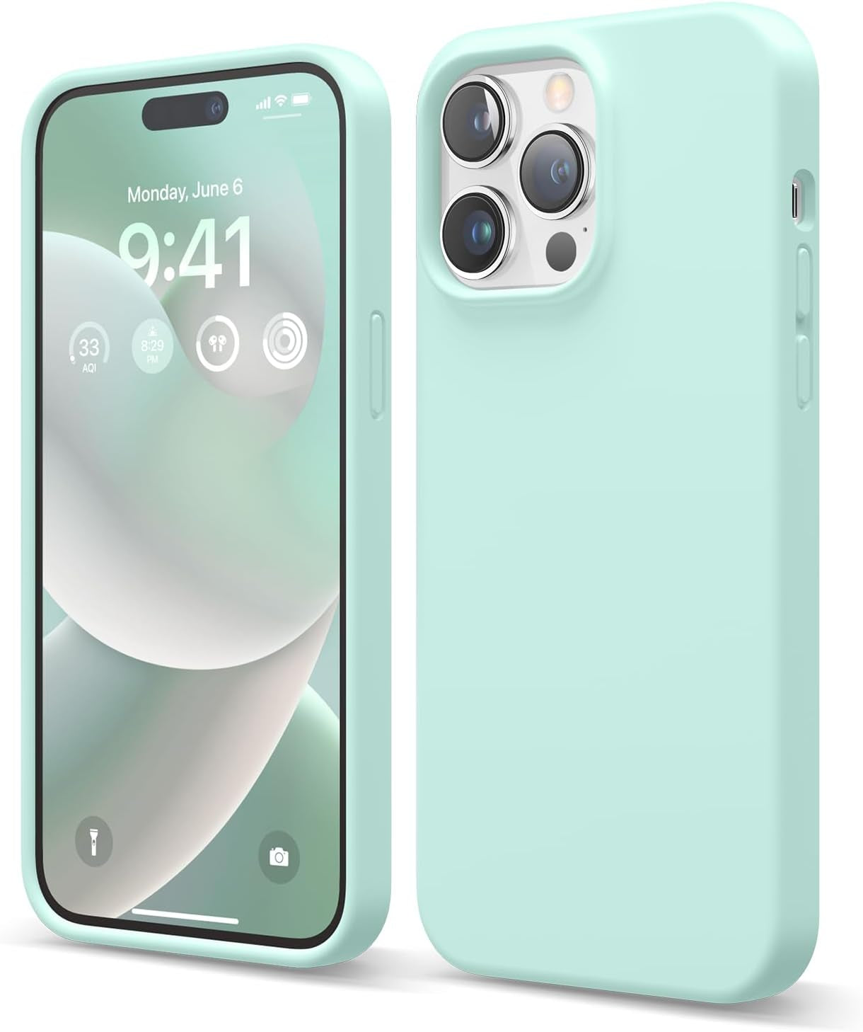 Elago Compatible with Iphone 14 Pro Max Case, Liquid Silicone Case, Full Body Protective Cover, Shockproof, Slim Phone Case, Anti-Scratch Soft Microfiber Lining, 6.7 Inch (Burgundy)  elago Aqua Sky  