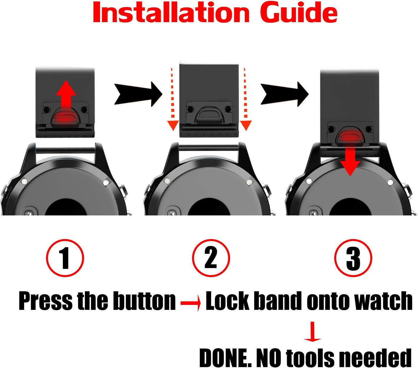 ANCOOL Compatible with Fenix 5S Bands Easy Fit 20Mm Silicone Watch Bands Replacement for Fenix 7S/D2 Delta S/Fenix 6S/Fenix 6S Pro/Fenix 5S plus Smartwatches (Black)  ANCOOL   