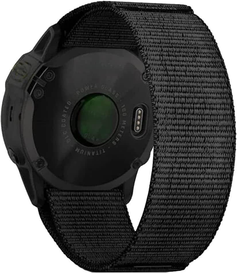 LDFAS Fenix 7X/6X/5X plus Band, 26Mm Ultra Easy Fit Nylon Straps Compatible for Garmin Fenix 7X/6X Pro/5X Plus/Tactix 7 Delta/Enduro 2 Bnads  LDFAS   