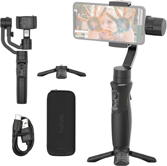 XIXIAN Isteady Mobile+ 3-Axis Handheld Gimbal Stabilizer Auto-Tracking Motion Time Lapse Panoramic Photography Zoom Control Max. Payload 280G Replaent for 13/12/11/X Pro Max 8 Smartphones  XIXIAN   