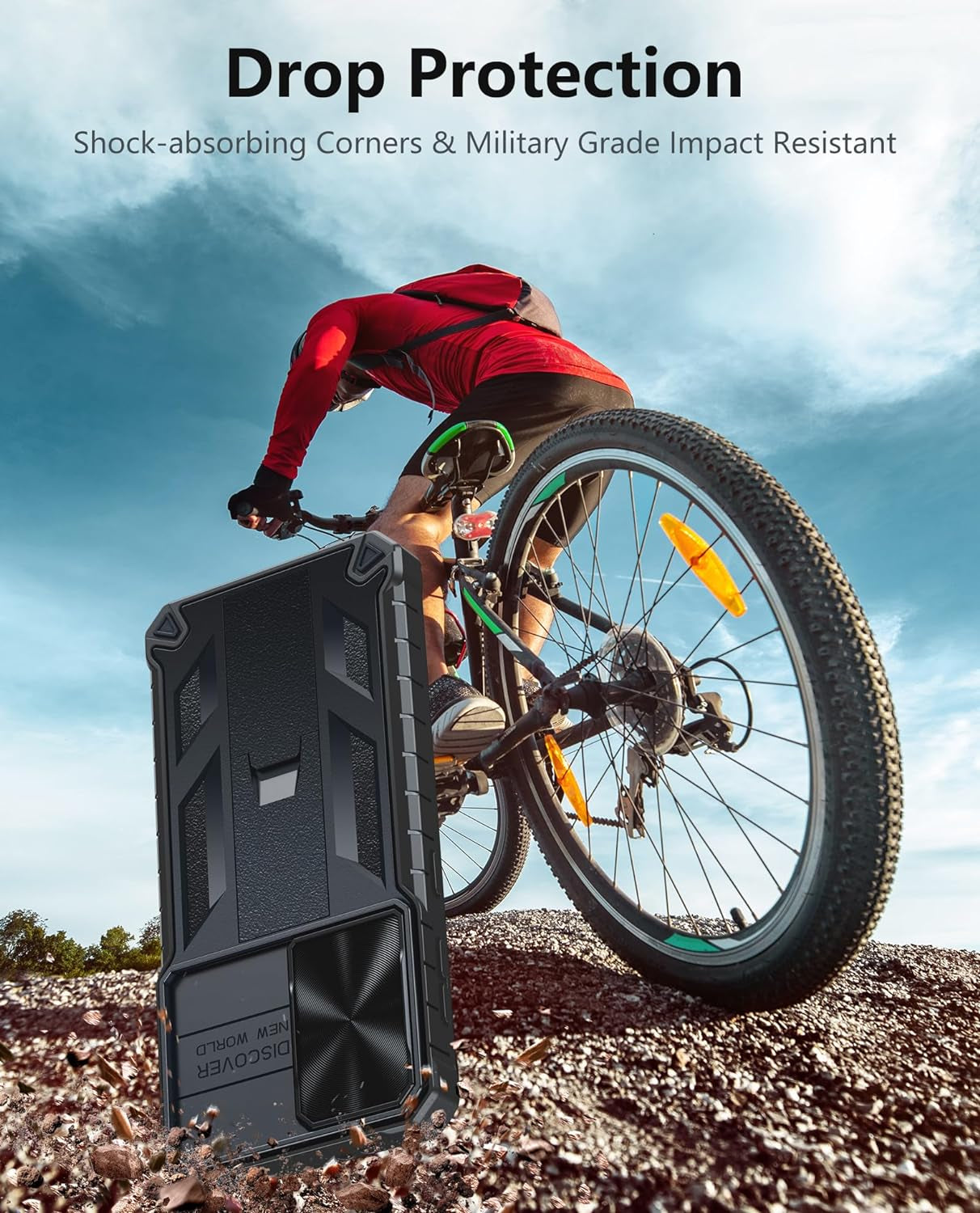 FNTCASE for Samsung Galaxy S21 Case: Heavy Duty Shockproof Phone Cover with Kickstand | Durable Protective Shockproof Cases Rugged Military Grade Drop Proof Protection 6.2" Matte Shell Black  FNTCASE   