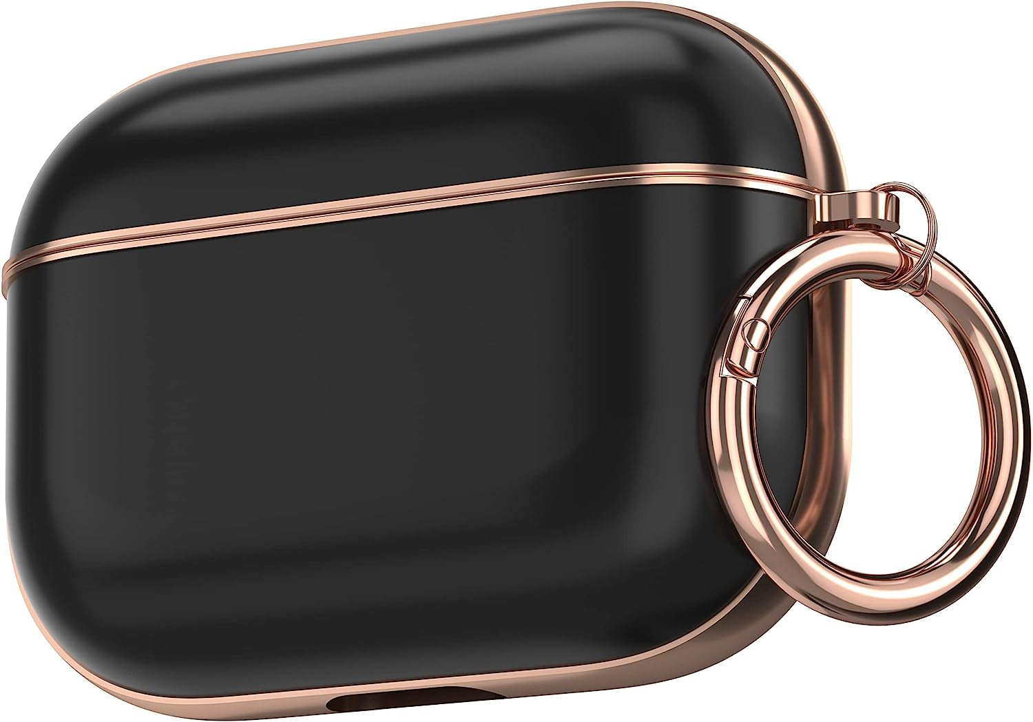 Maxjoy Compatible Airpods Pro Case Cover, Leopard Print Air Pod Pro Case Cute Protective Hard Ipod Pro Cover for Women Men with Keychain Designed for Airpods Pro Charging Case 2019  Maxjoy Black  