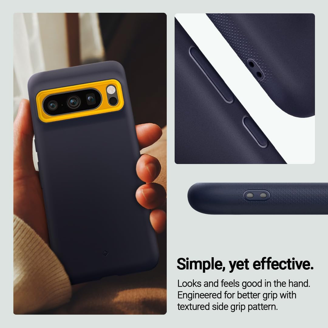Caseology Nano Pop Silicone Case Compatible with Google Pixel 8 Pro Case 5G [Military Grade Drop Tested](2023) - Blueberry Navy  Spigen   