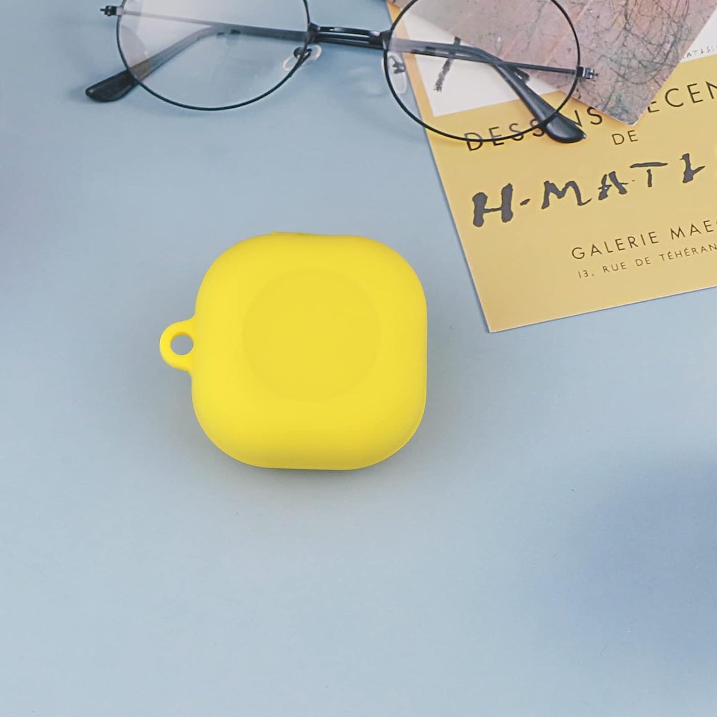 Wonhibo Cute Duck Case for Samsung Galaxy Buds 2 Pro/Galaxy Buds 2/ Galaxy Buds Pro/Galaxy Buds Live,Silicone Earbuds Cover with Keychain  Wonhibo headphone case   