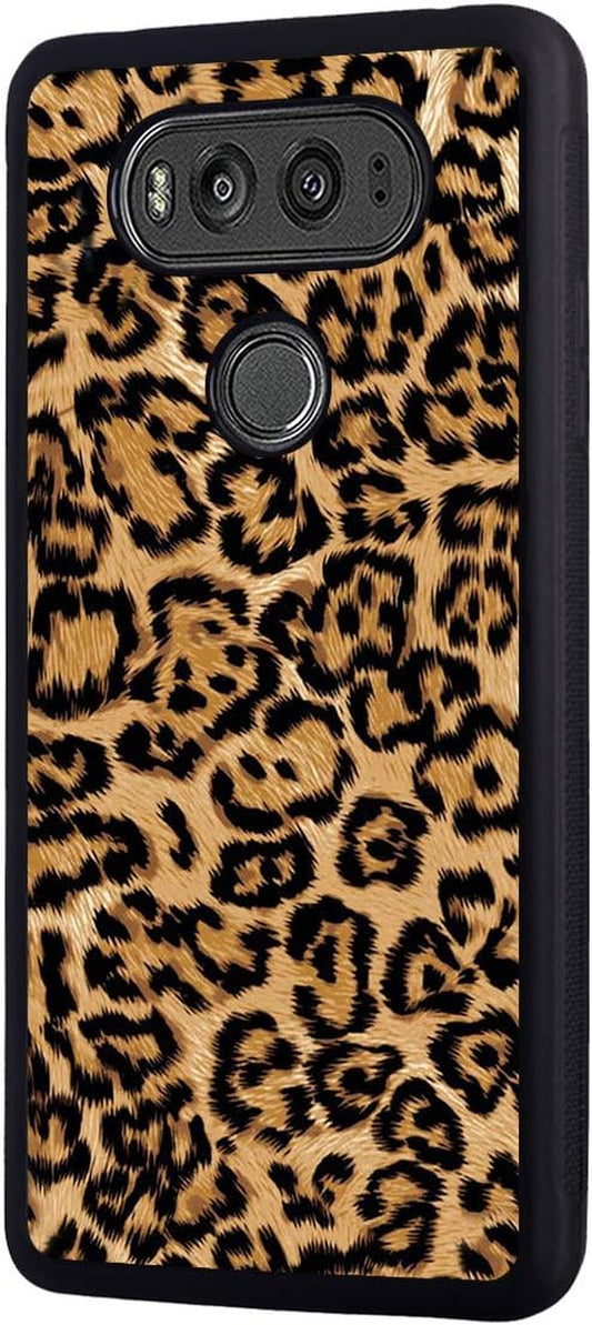 Case for LG V30 / LG V30 Plus/Lg V30S / LG V35 / LG V35 Thinq, Slim Anti-Scratch TPU Rubber Protective Case Cover for LG V30 - Leopard  ChaTham   