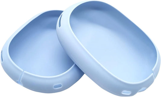 MOSISO Compatible with Airpods Max Case, Protective Headphone Sleeve Case Soft Silicone Headset Cover Earpiece Cushion Shock-Absorbing Ear Cup Cover, Airy Blue  Mosiso   