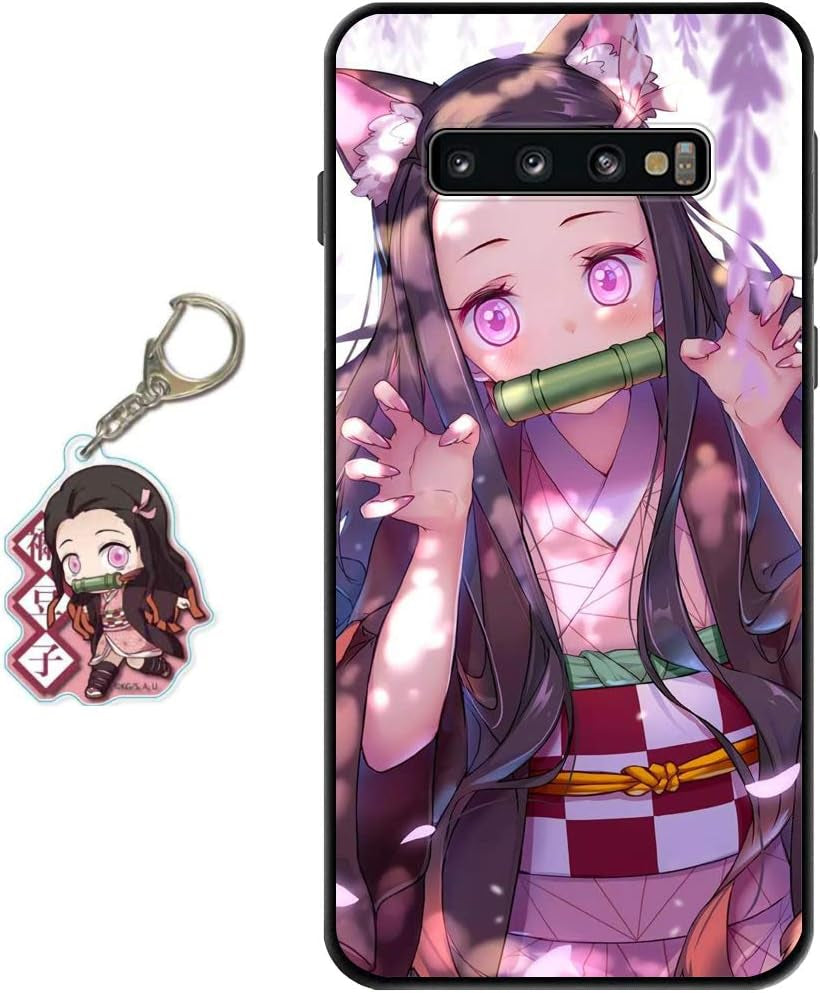 Staremeplz Compatible with Google Pixel 5 Case Anime Design [With Giyuu Figure Keychain], Soft Silicone TPU Animation Cool Phone Case for Google Pixel 5  Staremeplz Nezuko 2 Google Pixel 7 