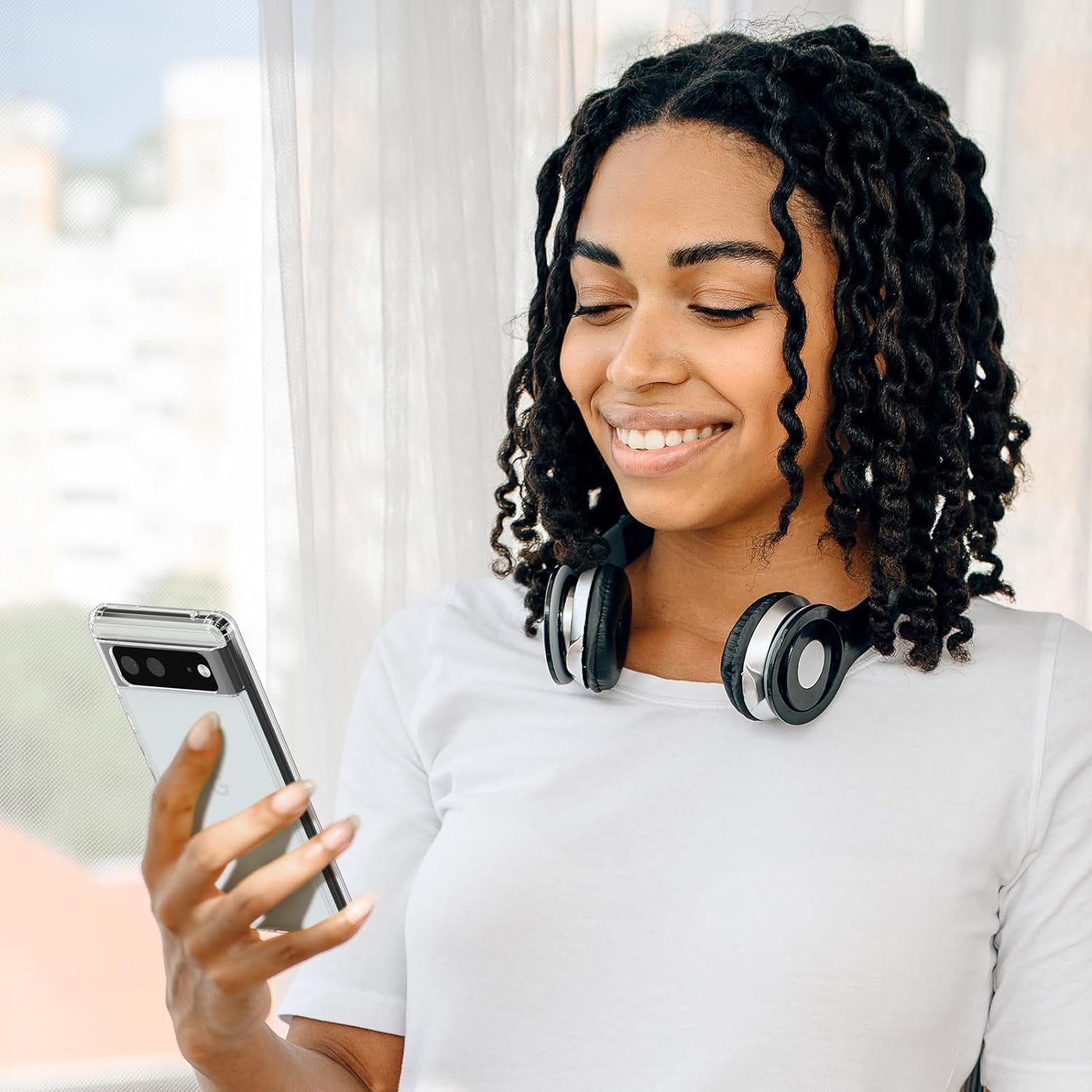 Meliya for Google Pixel 6 Case, Soft TPU Bumper with PC Hard Back Shockproof Anti-Scratched Phone Case Cover for Google Pixel 6 (Clear)  Meliya   