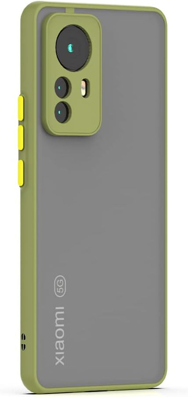 Zhuoopinn Case for Xiaomi Mi 12 Pro Thin Shockproof Phone Case PC Back TPU Bumper [Protect from Fingerprint/Shock/Scratch/Slip] Translucent Matte Phone Cover for Xiaomi Mi 12 Pro-Red  Zhuoopinn Green  