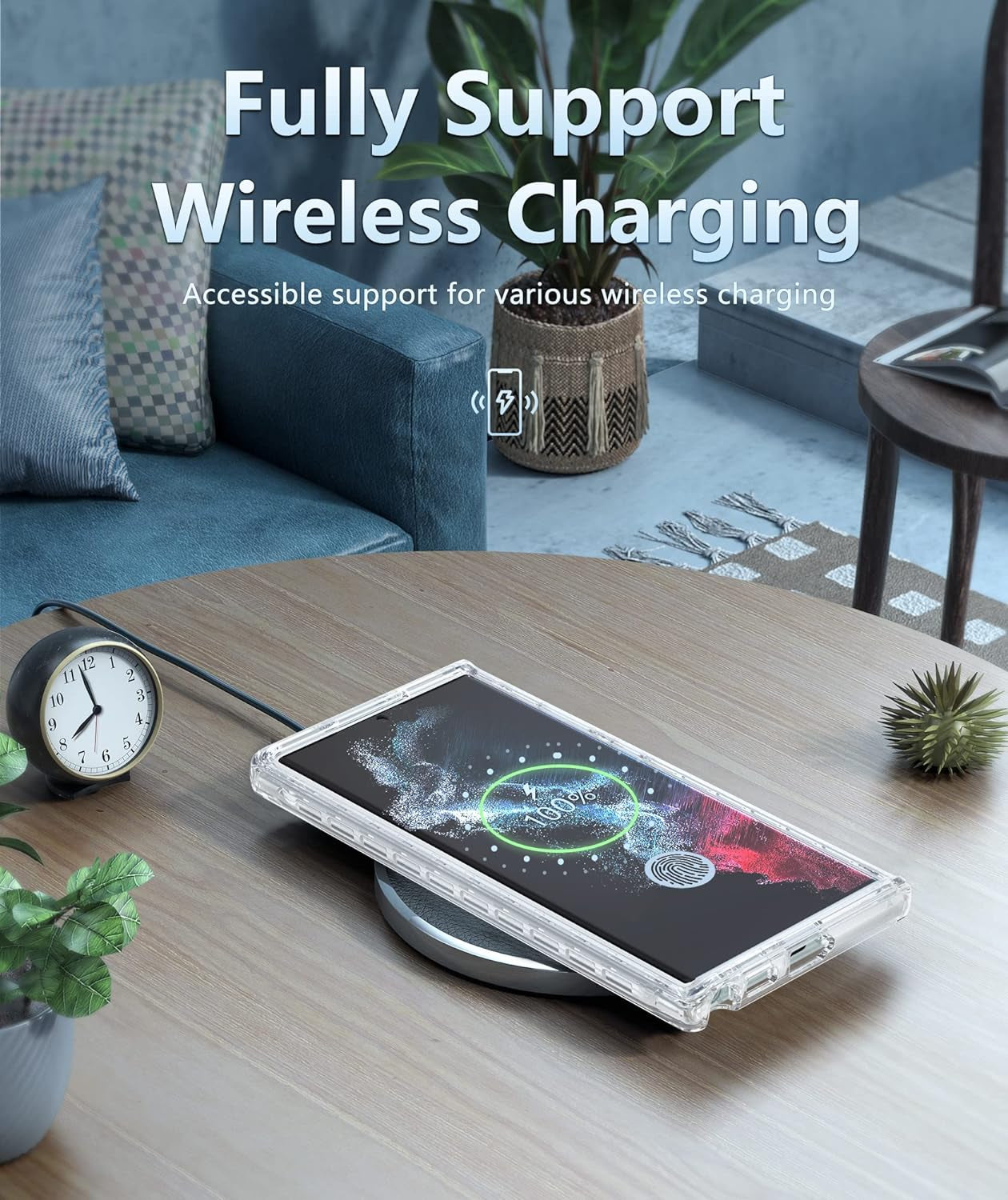 FNTCASE for Samsung Galaxy S22-Ultra Case: Full Drop Proof Protection Translucent Cases | Matte Textured Shockproof Protective Bumper | Rugged Hard Cell Phone Cover for Galaxy S22Ultra 5G  FNTCASE   