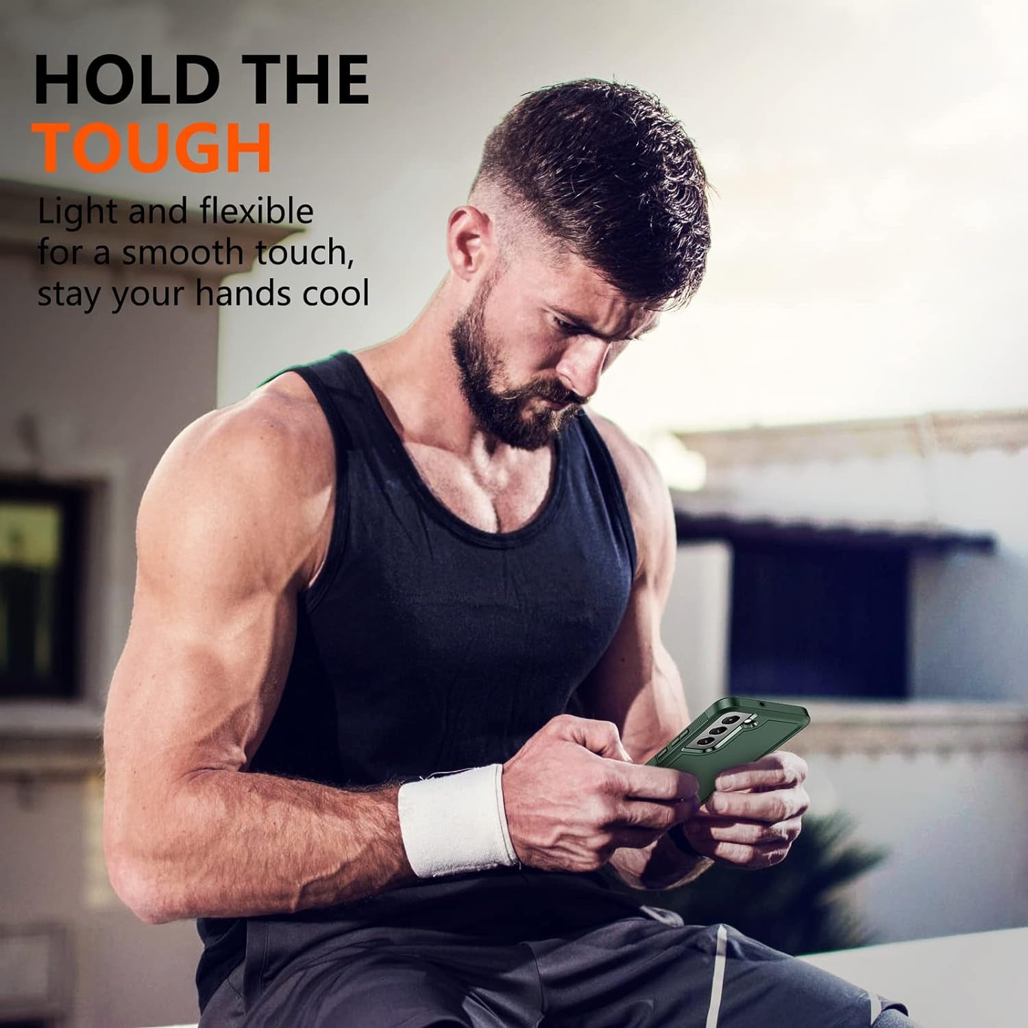 SPIDERCASE for Samsung Galaxy S22 Case, [10 FT Military Grade Drop Protection] Non-Slip [2 Pack] Tempered Glass Screen Protector+Camera Lens Protector Heavy Duty Shockproof Case,Midnight Green  SPIDERCASE   