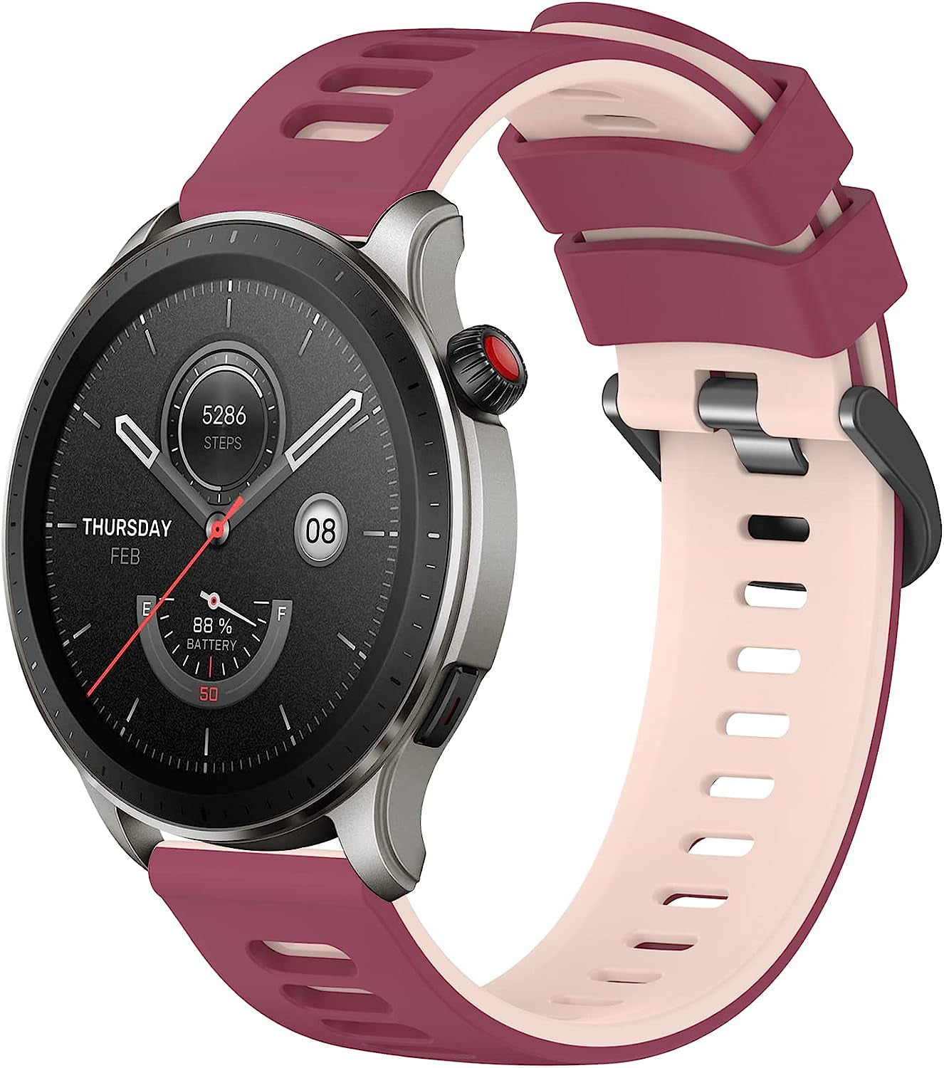 22Mm Galaxy Watch 3 45Mm Band,Soft Silicone Galaxy Watch 46Mm Bands Compatible for Samsung Gear S3 Frontier & Classic/Garmin Venu 2/Forerunner 255/ Forerunner 745/Vivoactive 4 Wristband for Men Women  EZMVZKU   