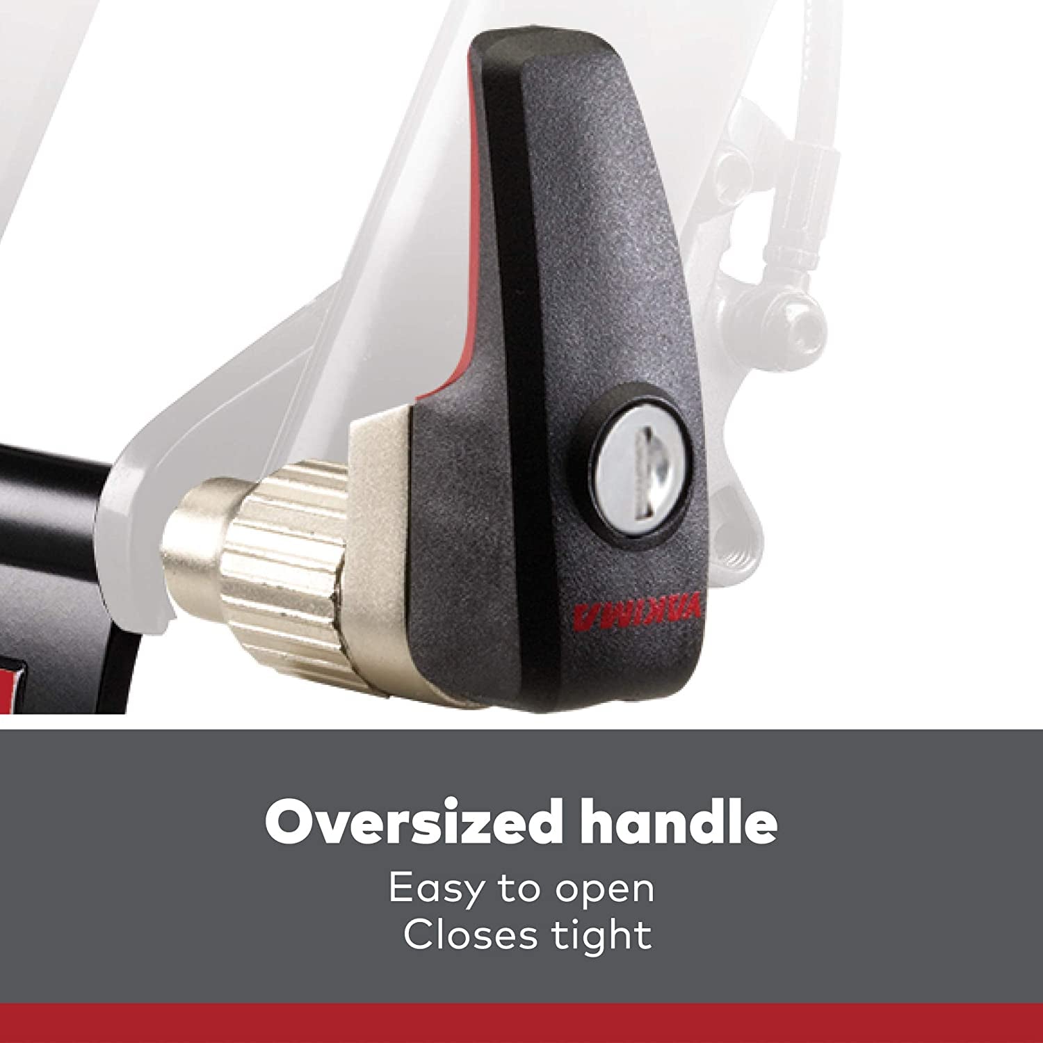 YAKIMA - Locking Blockhead Permanent Locking Fork Mount Bike Rack for Transporting Bikes on Trucks and Trailers with Flat Beds  YAKIMA   