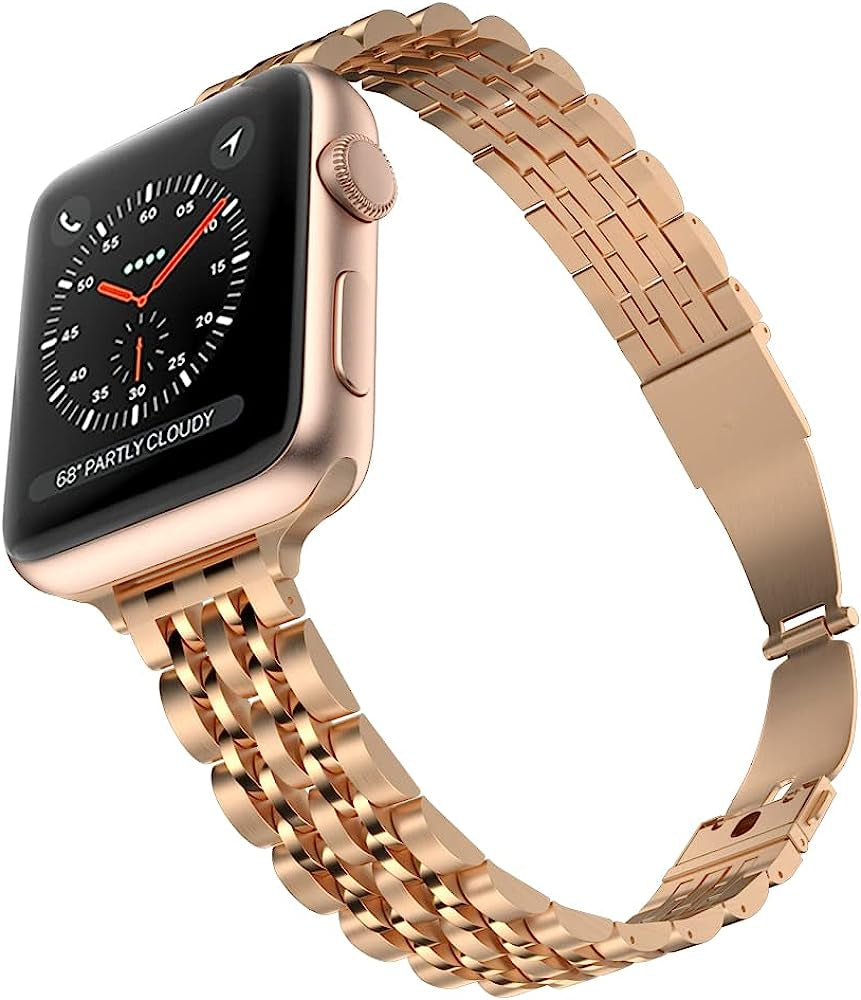 CINORS Metal Band Compatible with Apple Iwatch 38Mm 40Mm 42Mm 44Mm Women Replacement Stainless Steel Bands for Series 5 4 3 2 1  CINORS   