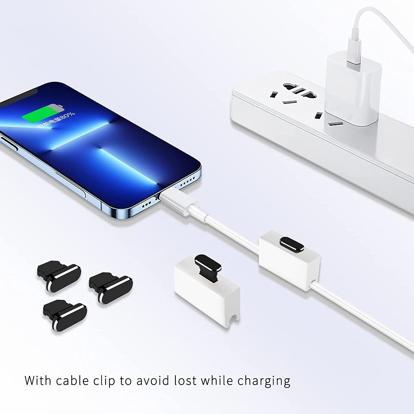 Zentiky 5 Pieces for Iphone Dust Plug,Anti Dust Plugs Compatible with Iphone 14,13,12,11,X,Xs,8,7, Plus, Max, Pro, Mini, Ipad with Lightning Charging Port,Protect Charging Port from Dust and Moist  ZenTiky   