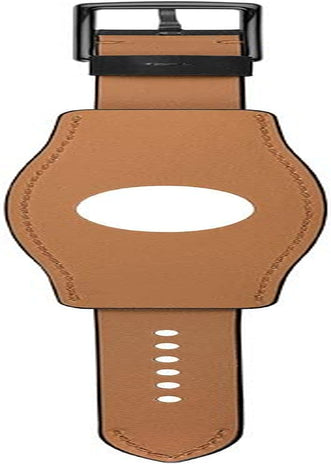 GOSETH Leather Band Compatible with Apple Watch Ultra 49Mm Band Leather Strap, Genuine Leather Band with Stainless Clasp for Iwatch Series 8 SE 7 6 5 4 3 2 1 45Mm 44Mm 42Mm Band (Black)  GOSETH   