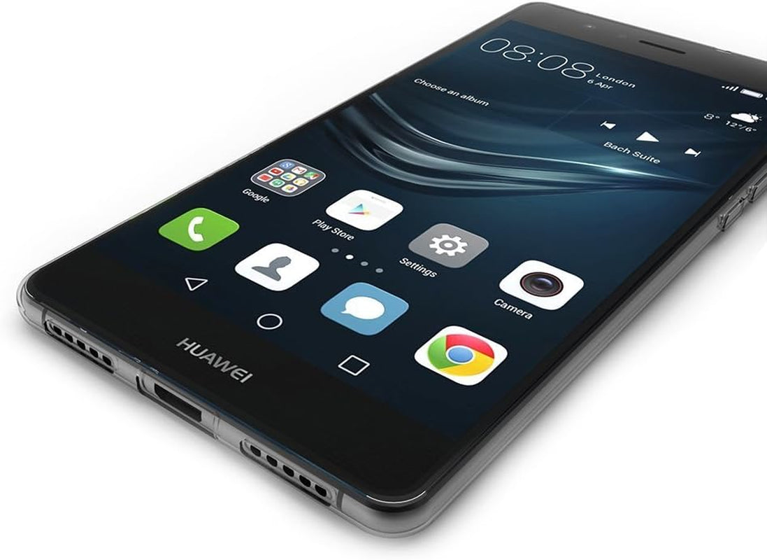 Maijin Case for Huawei P9 Lite (5.2 Inch) Soft TPU Rubber Gel Bumper Transparent Back Cover  MaiJin   