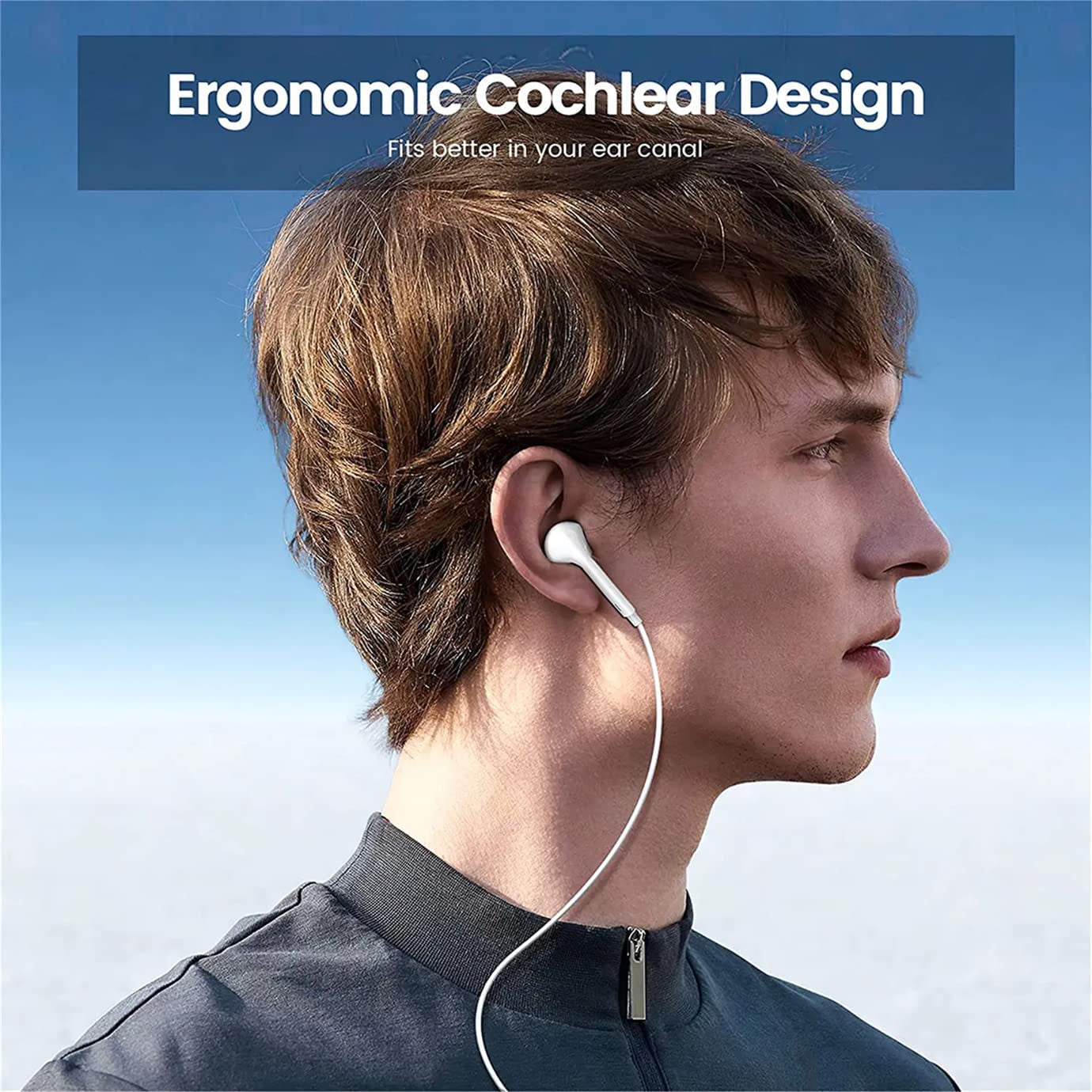 2 Pack-Apple Earbuds [Apple Mfi Certified] Earphones Wired with Microphone for 3.5Mm Iphone Headphones (Built-In Microphone & Volume Control) Compatible with Iphone/Ipad/Ipod/Pc/Mp3/4  EYIW   