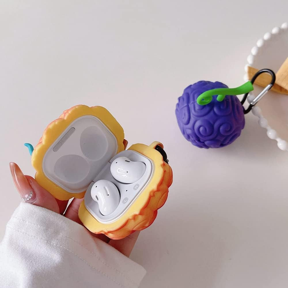 PFVXWJ Case for Samsung Galaxy Buds Live,Cartoon 3D Shockproof Protective Cover for Buds 2 Pro/Buds 2/Buds Pro,Earbuds Soft Shell for Boys Men (Purple)  PFVXWJ   