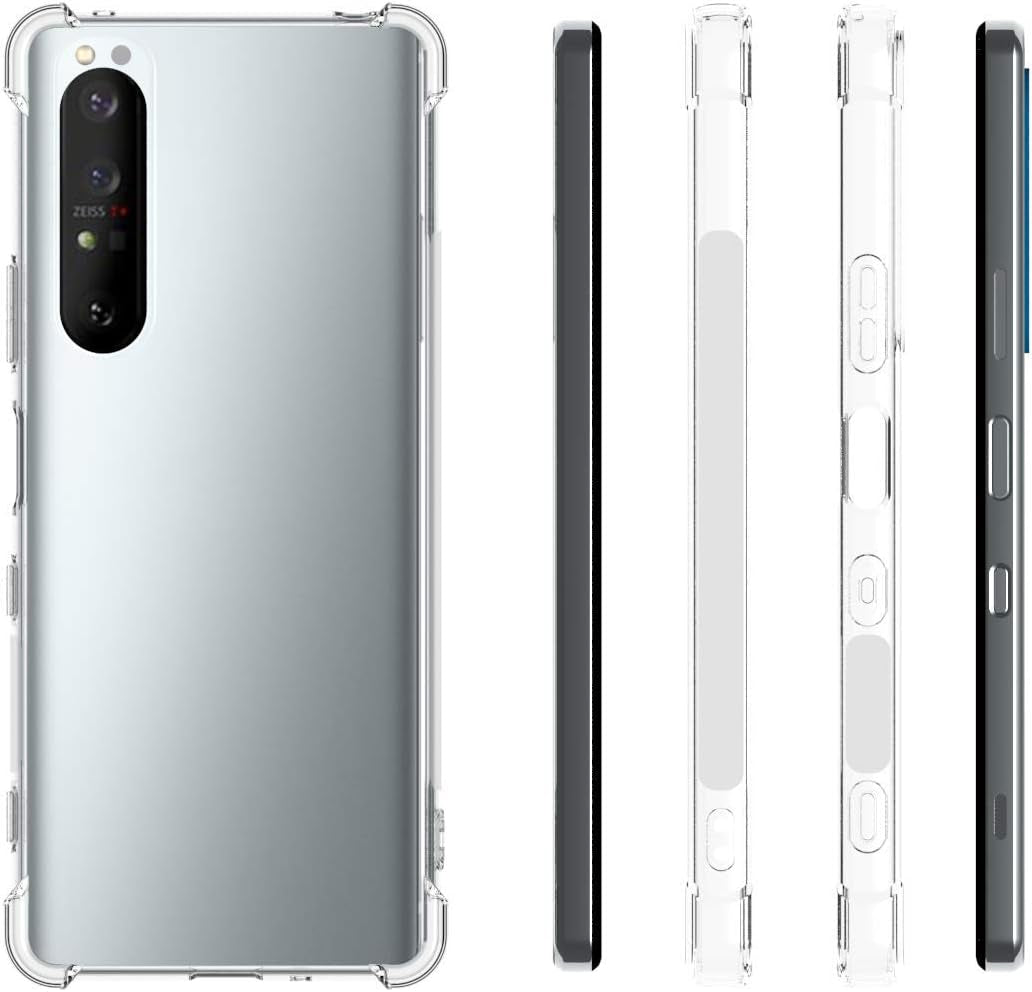 USTIYA Case for Sony Xperia 1 III Clear TPU Four Corners Protective Cover Transparent Soft Funda  Shenzhen Jinyi Technology Co., Ltd.   