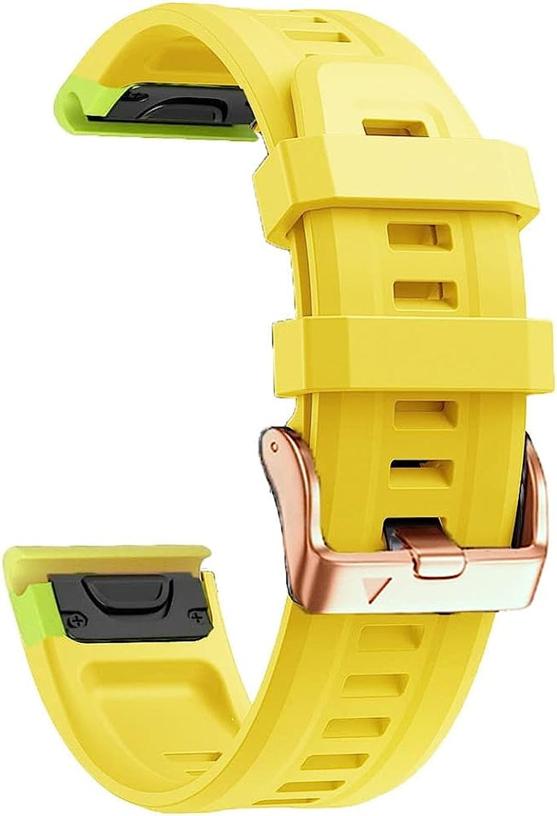 KAVJU 20Mm Silicone Watch Band Straps for Garmin Fenix 6S 6S Pro 5S 5Splus Descent Mk2S D2 Delta Smart Watch Band Straps Quick Releas  KAVJU G For Fenix 5S 