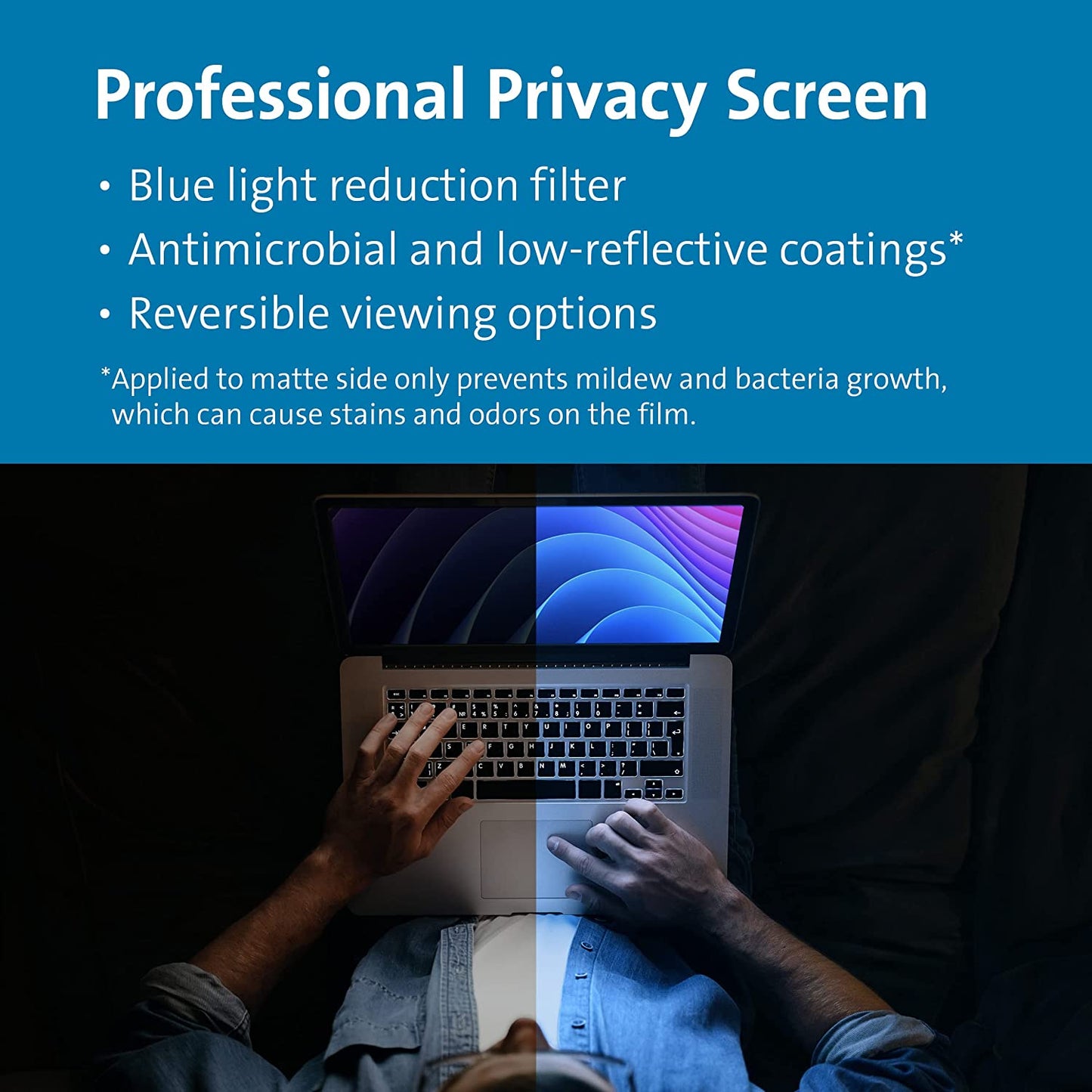 Kensington Magpro™ Magnetic Laptop Privacy Screen 14 Inch, Removable 16:9 Laptop Privacy Filter, Anti-Glare, Blue Ray Reduction, Compatible with Hp/Dell/Acer/Asus/Samsung/Lenovo (K58352WW)  Kensington   